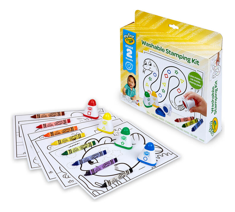 Crayola; My First Crayola; Washable Stamping Kit; Art Tools; 4 Stampers