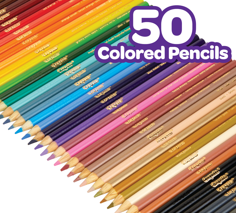 Crayola Pets Colored Pencils, 50 Count