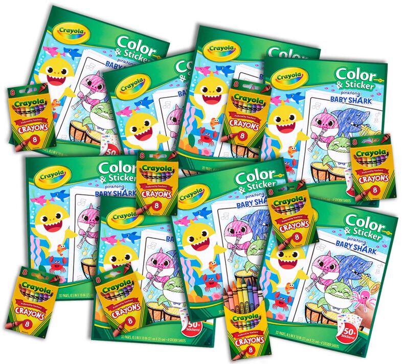 Baby Shark Kids Party Favors Set