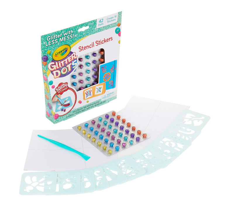 Glitter Dots 4-in-1 Craft Kit
