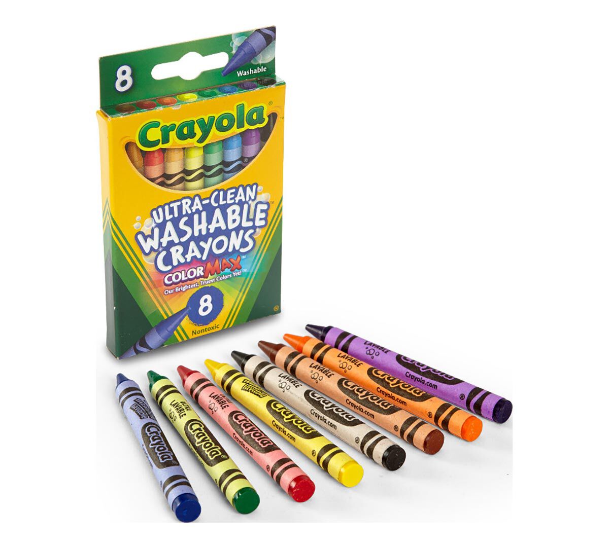 Washable Crayons 8 ct. Crayola