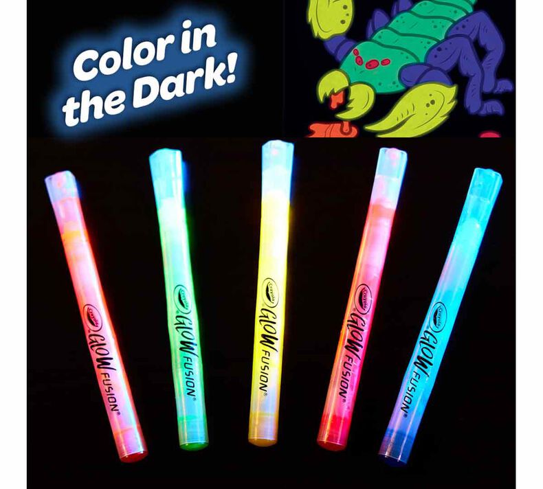 Crayola Aliens & Monster Glow in the Dark Coloring Set