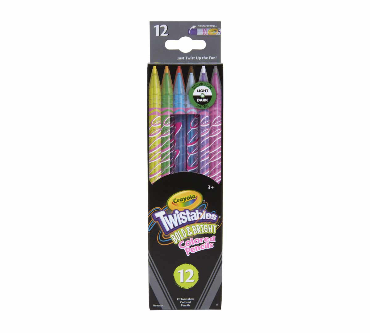 Bold & Bright Twistable Colored Pencils 12 Ct Crayola