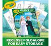 Frozen Giant Coloring Pages, 18 Count. Reclose foldalope for easy storage.  Packaging with select contents. 