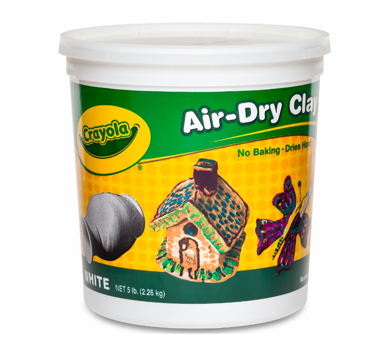 Crayola Air Dry Clay (5lb Bucket), Natural White Modeling Clay for Kids,  Sculpting Material, Holiday Gift for Kids [ Exclusive]: Buy Online at  Best Price in UAE 