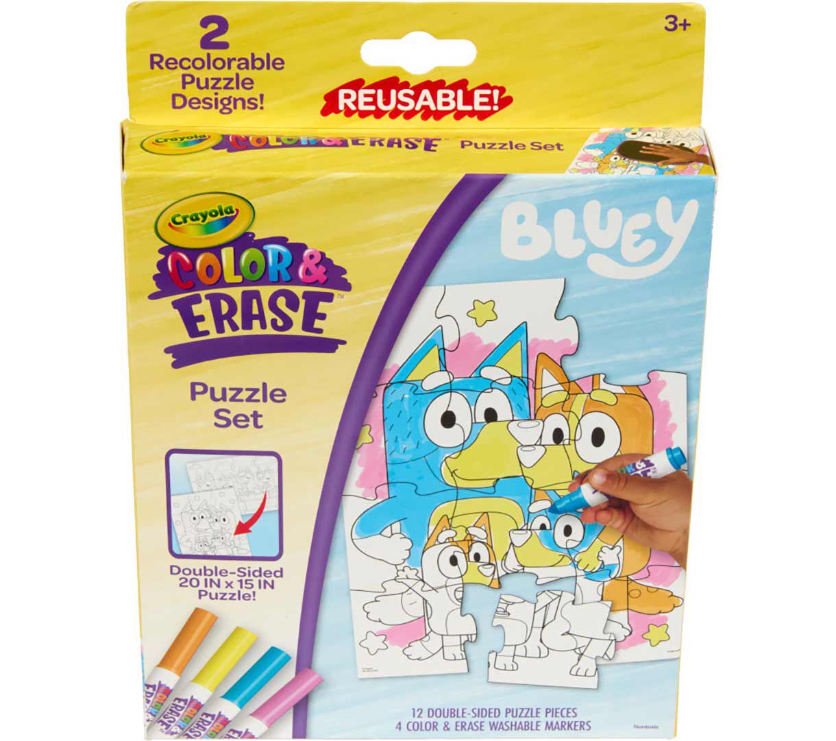 Bluey Crayola Color & Erase Puzzle Activity Set | Crayola Bluey Crayola Color & Erase Puzzle Activity Set | Crayola