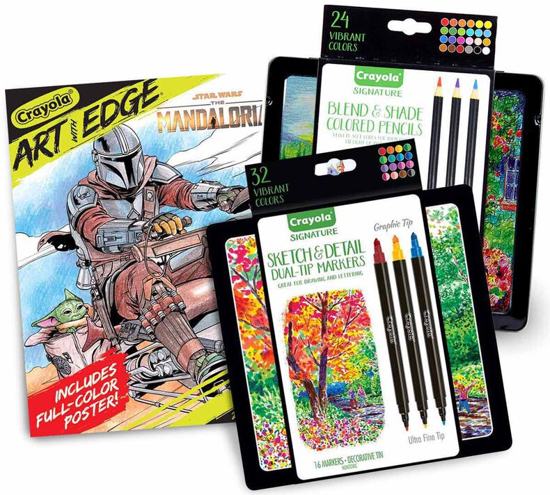 3-in-1 Star Wars Mandalorian Coloring Gift Set
