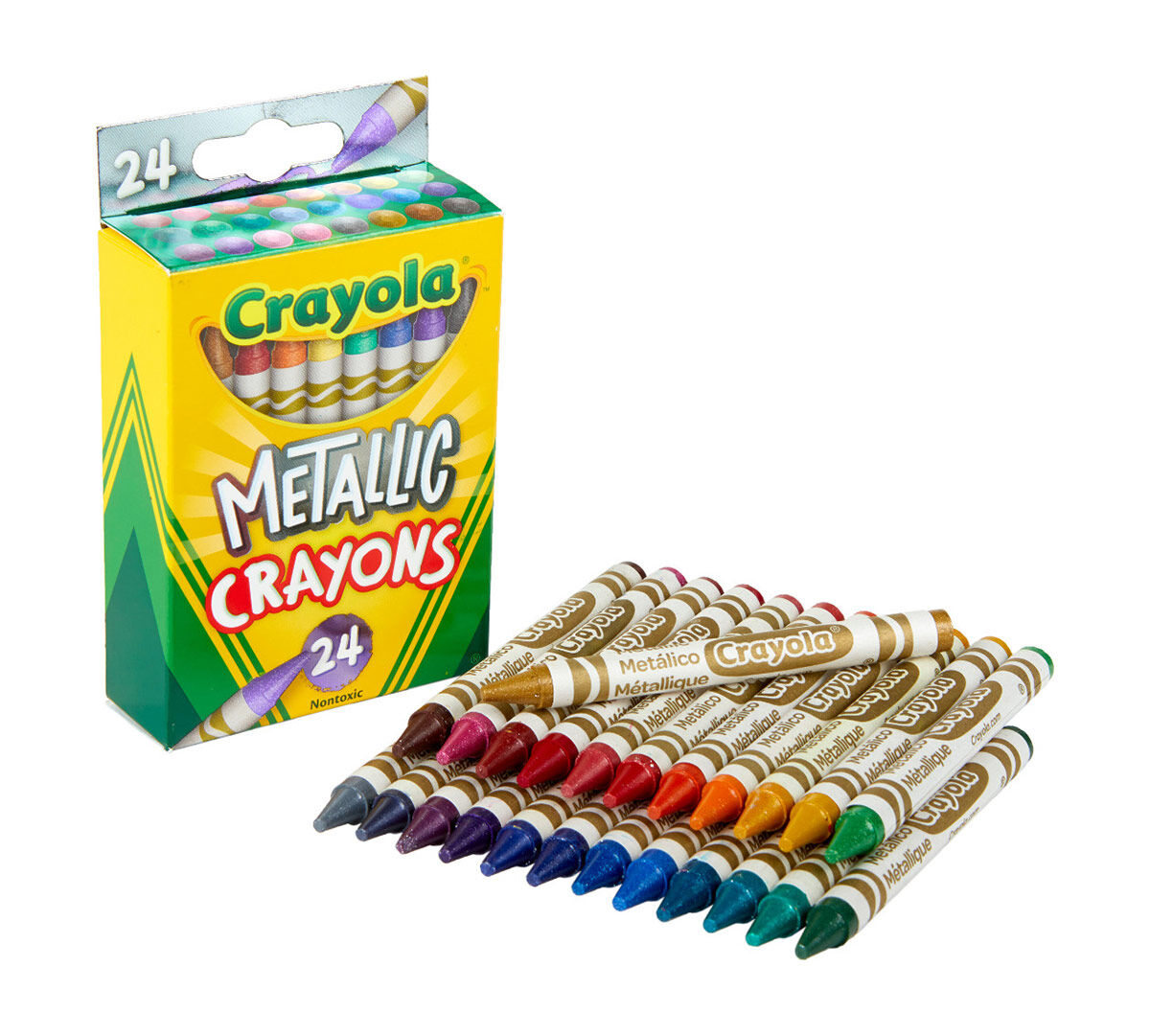 Crayola Metallic Crayons, 24 Count Crayola