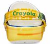 Crayola X Crocs Toddlers Classic Clog, Multi/White heel view.