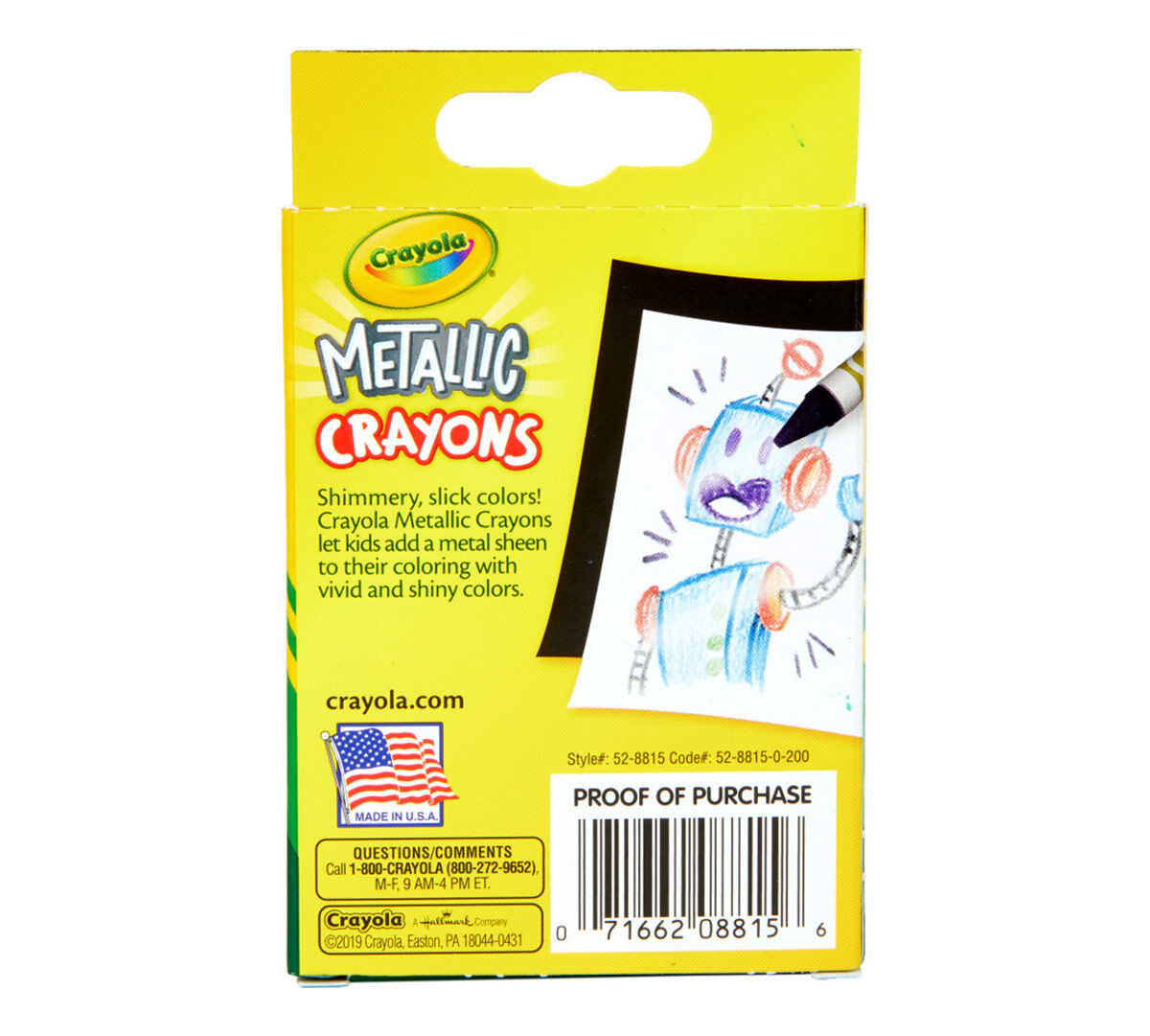 Crayola Metallic Crayons, 24 Count Crayola