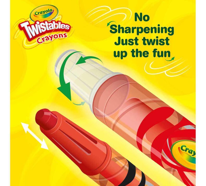  Crayola Twistables Fun Effect Crayons (24 Count) : Toys & Games