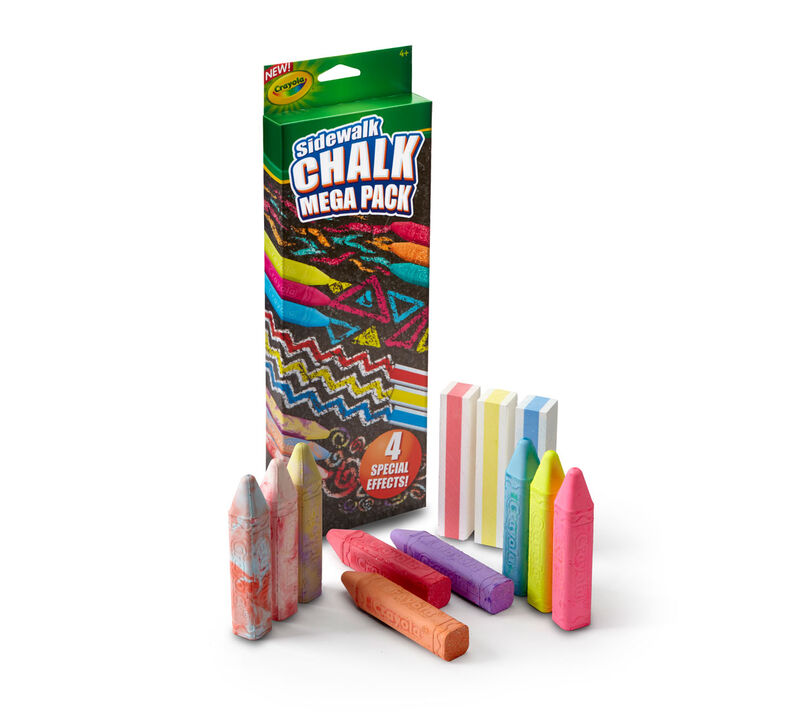 Special Effects Sidewalk Chalk - Mega Pack