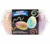 Washable Chalk Eggs, Tie-Dye, 6 count, side view