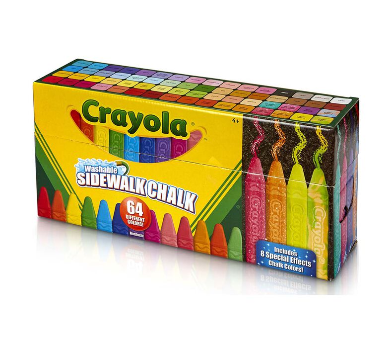 Crayola Super Chalk Washable Sidewalk Chalk