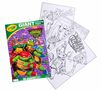 Teenage Mutant Ninja Turtles Giant Coloring Book, 18 pages, packaging and content.