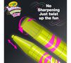 Twistable Colored Pencils, Bold & Bright, 12 count. No sharpening. Just twist up the fun. 