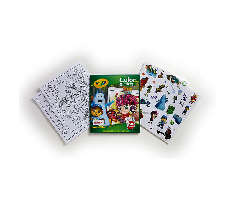 Color & Sticker Book, Beat Bugs