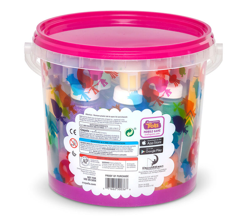 Trolls True Colors Creativity Bucket