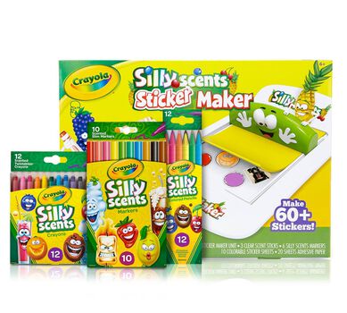 Silly Scents Sticker Maker Set, Gift for Kids | Crayola.com