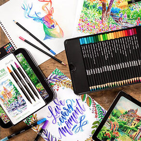 Eleazar 42-Pack Adult Art Supplies, Teen Kids Beginners, Artist Drawing Supplies Sketch Kit, Drawing Pencil Set Zipper Gift Box: 50 Page Sketch Book