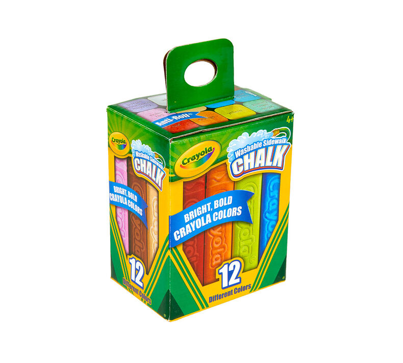 12 Packs: 16 ct. (192 total) Crayola® Washable Sidewalk Chalk