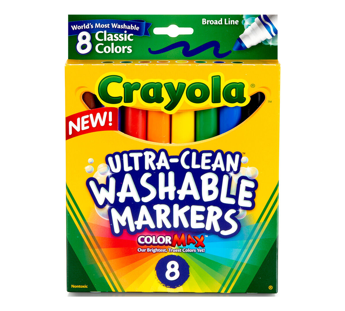 Ultra Clean Washable Markers Broad Line Ct Ultra Clean Washable Markers Broad Line Ct