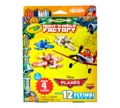 melt n mold factory disney planes refill pack crayola