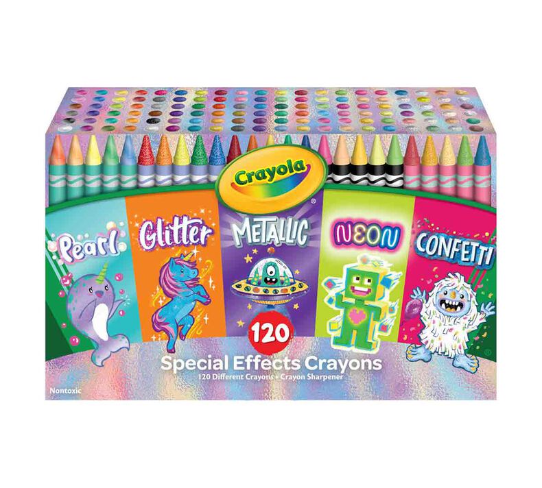 Special Effects Crayon Set, 120 Count