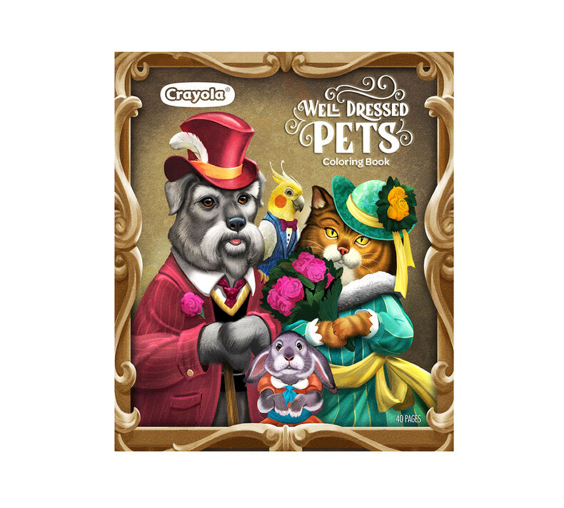 Well Dressed Pets Coloring Book