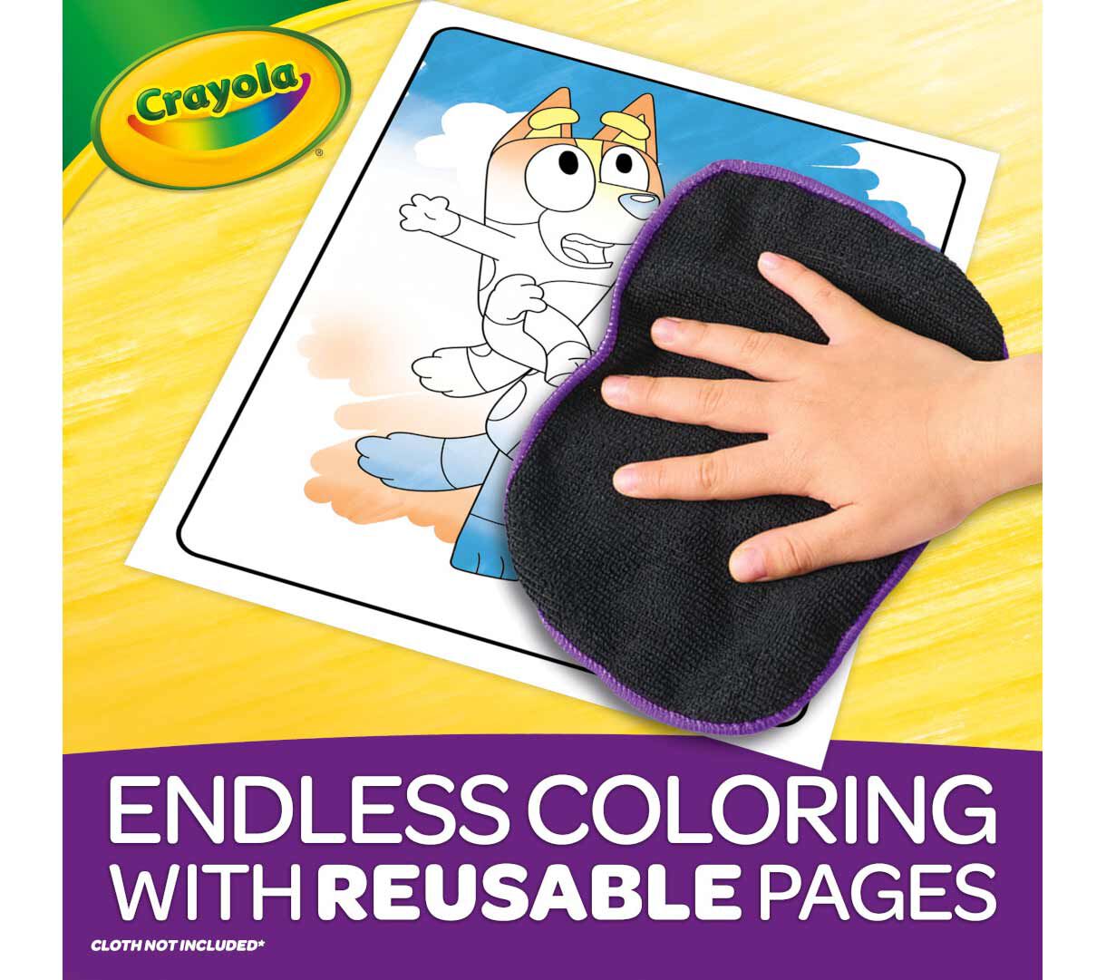 Bluey Color & Erase Toddler Activity Pa | Crayola