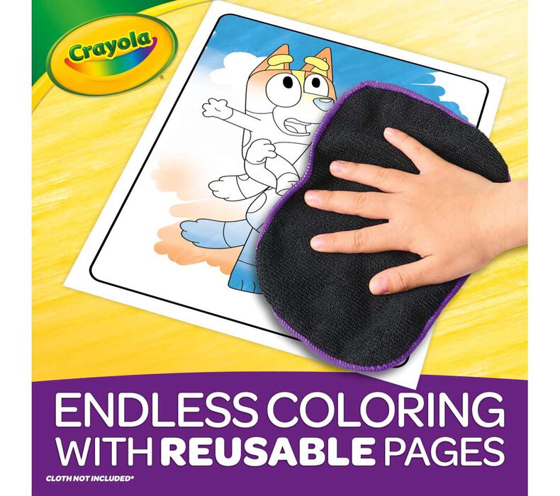 Bluey Color and Erase Reusable Activity Pad with Markers
