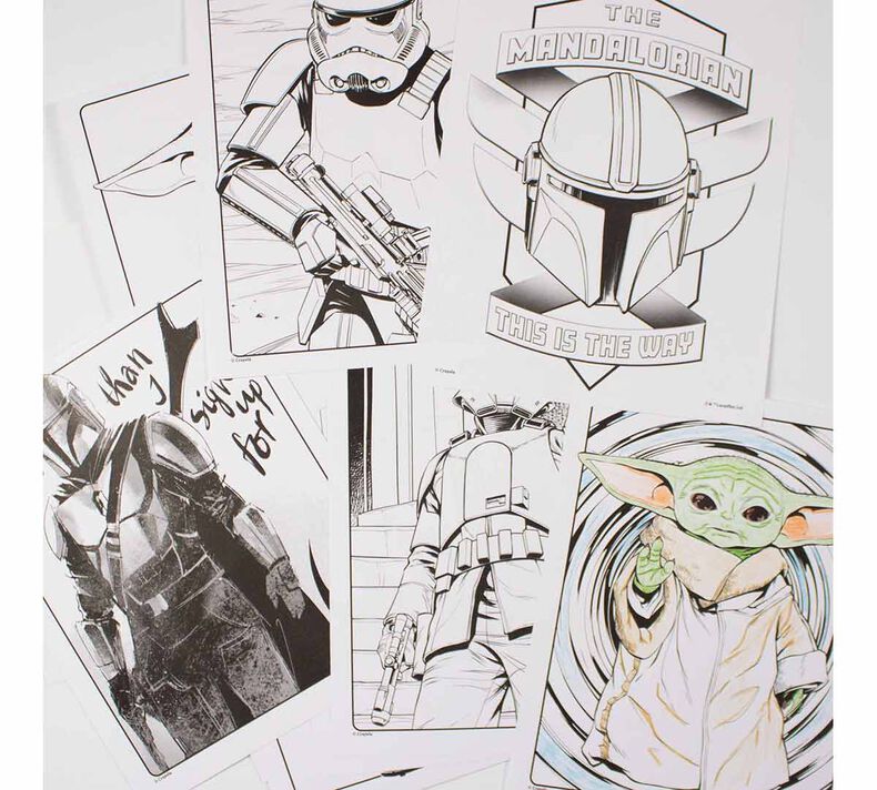 Download Art With Edge The Mandalorian Coloring Book Crayola Com Crayola
