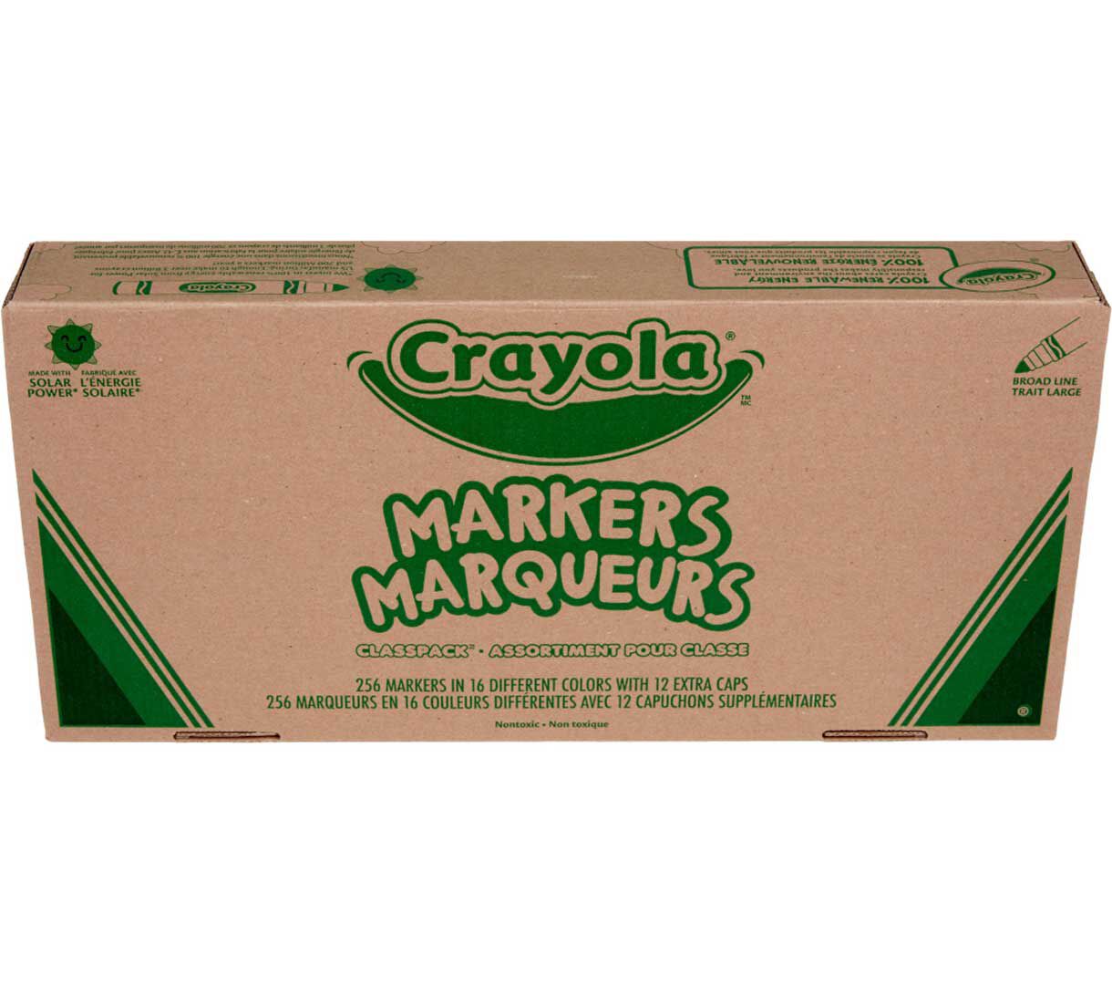 Crayola Broad Line Markers Classpack, 256 Count | Crayola