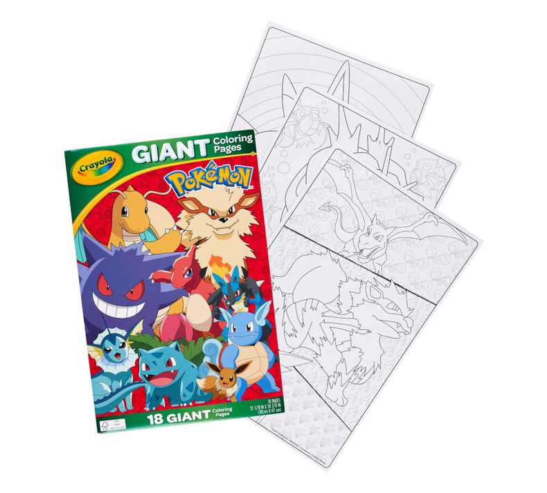 Pokemon Coloring Book with Crayons