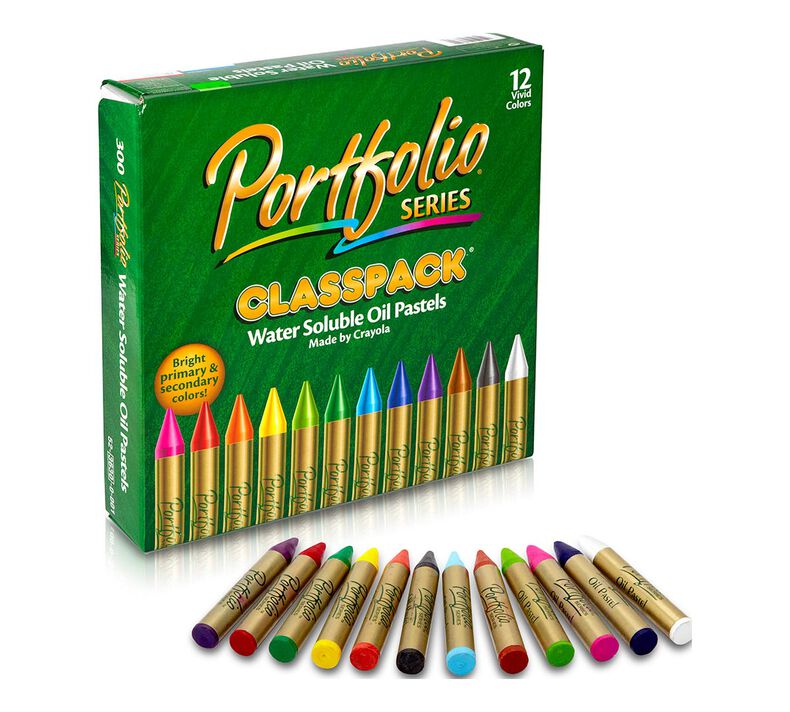 Crayola Oil Pastels Classpack, 12 Brilliant Opaque Colors, School Supplies,  336Count