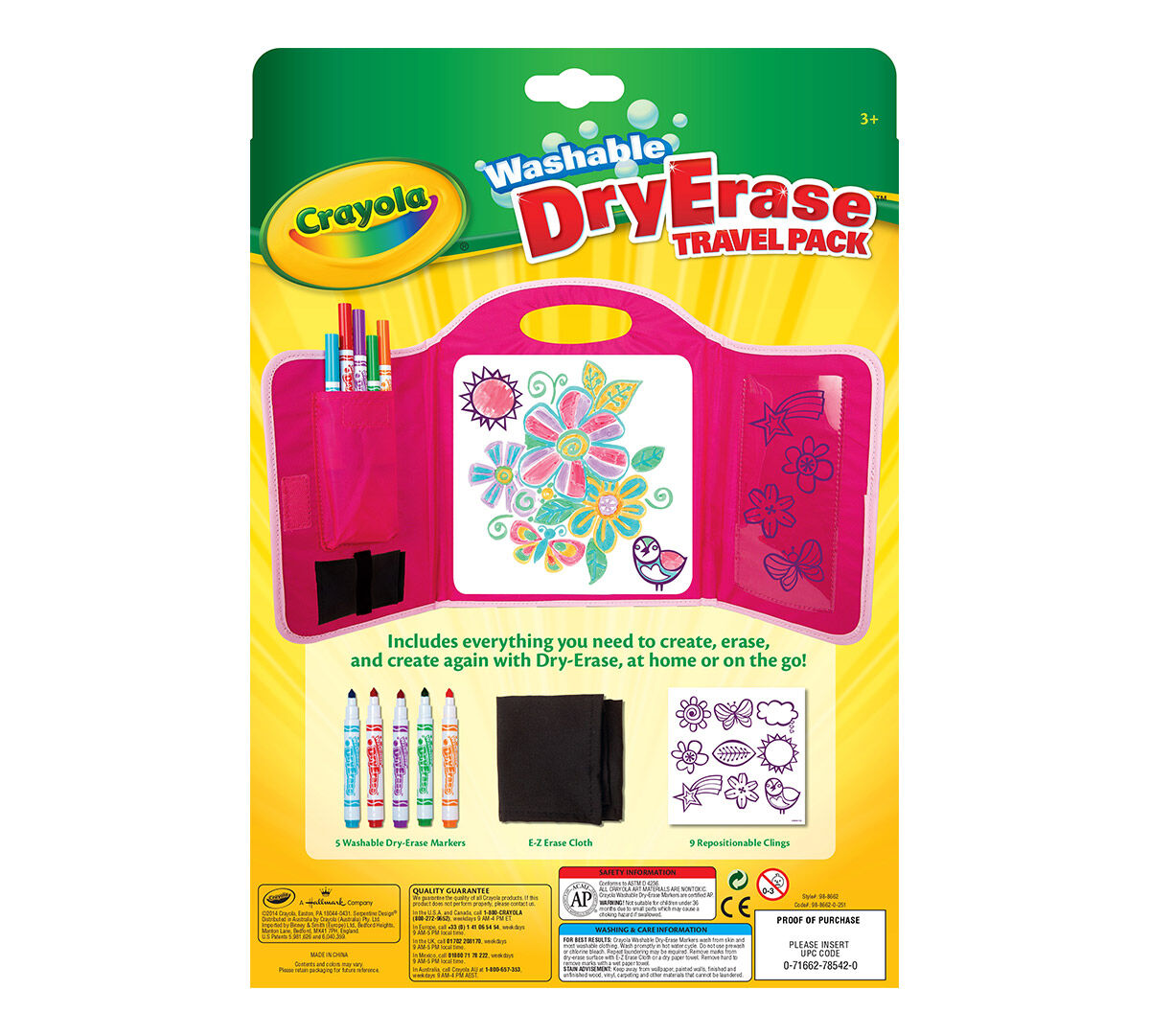 Crayola Dry Erase Travel Pack for Kids | Crayola.com | Crayola