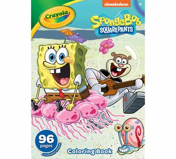 Spongebob Squarepants Coloring Book, 96 pages front view