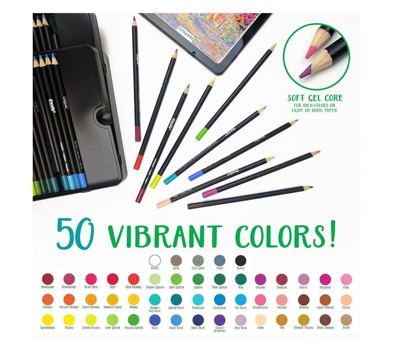 Signature Gel Pens & Colored Pencils Set