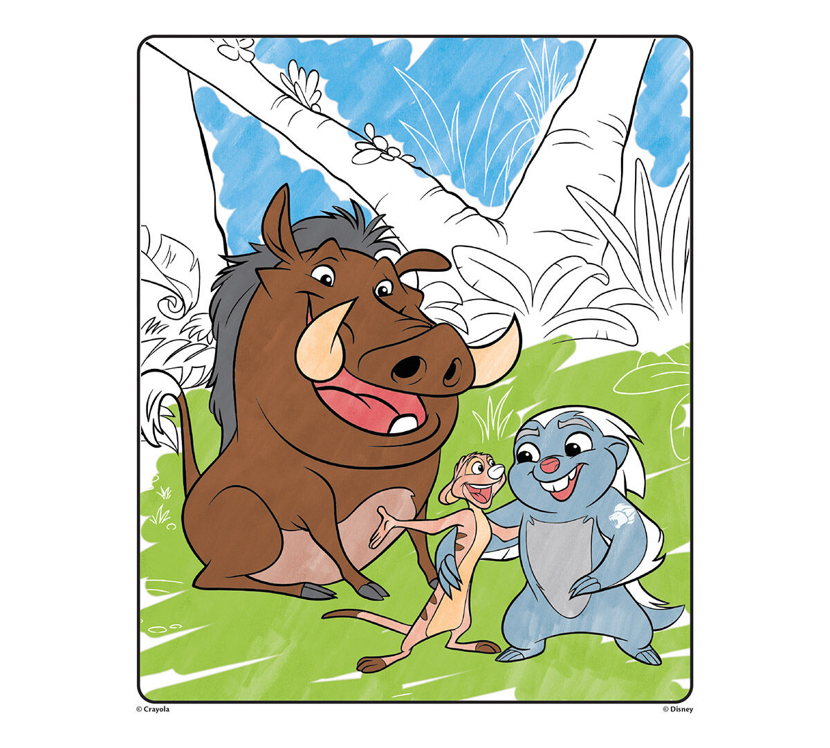 Color Wonder Mess Free Coloring Lion Guard Crayola Com Crayola