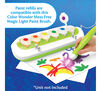 Paint refills are compatible with this Color Wonder Mess Free Magic Light Paint Brush. Unit not included.