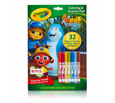 crayola coloring activity book beat bugs art activity