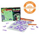 Glow Art Studio packaging and contents. Good housekeeping seal for best toy award 2022.
