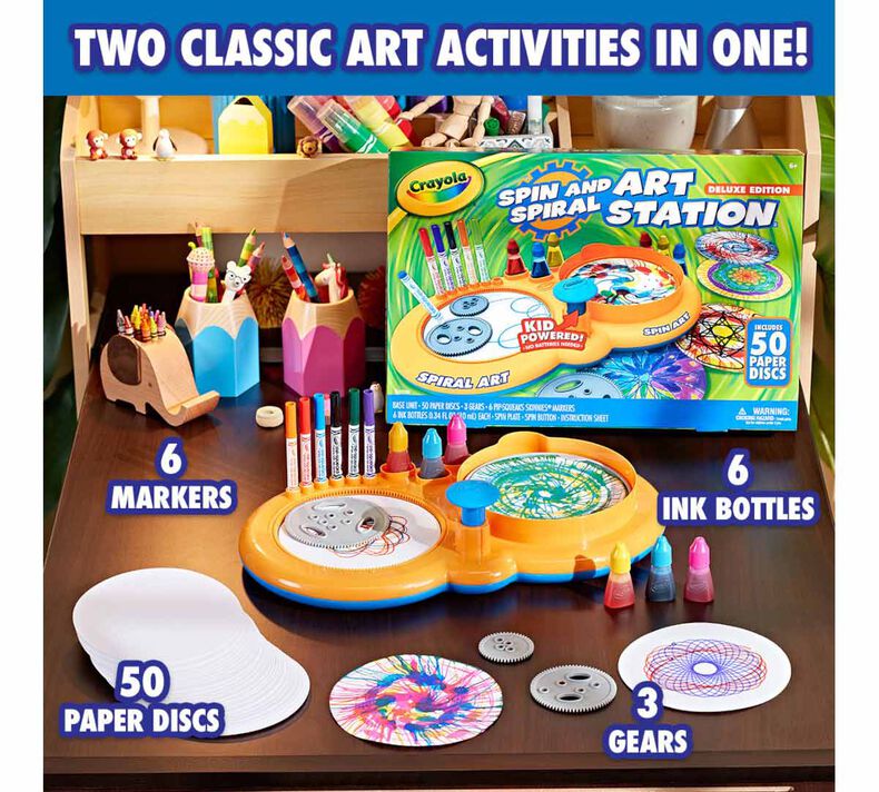 Buy Discovery Kids Spiral and Spin Art Station-Set includes - Spin