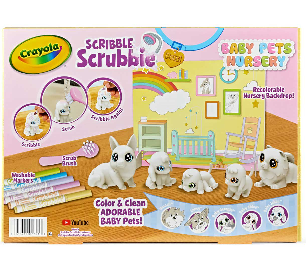 Crayola Scribble Scrubbie Baby Pets Toy Set Crayola