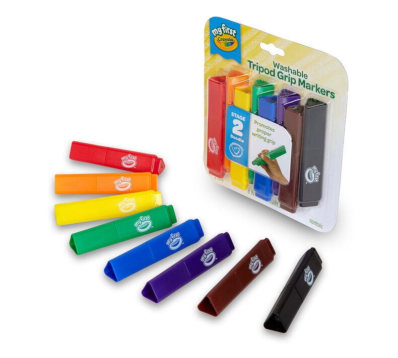 My First Crayola Washable Tripod Grip Markers