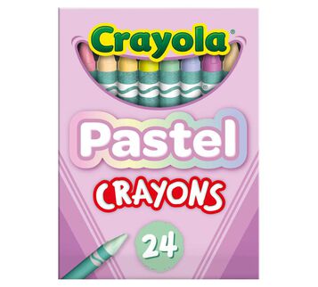 Pastel Crayons, 24 count front view
