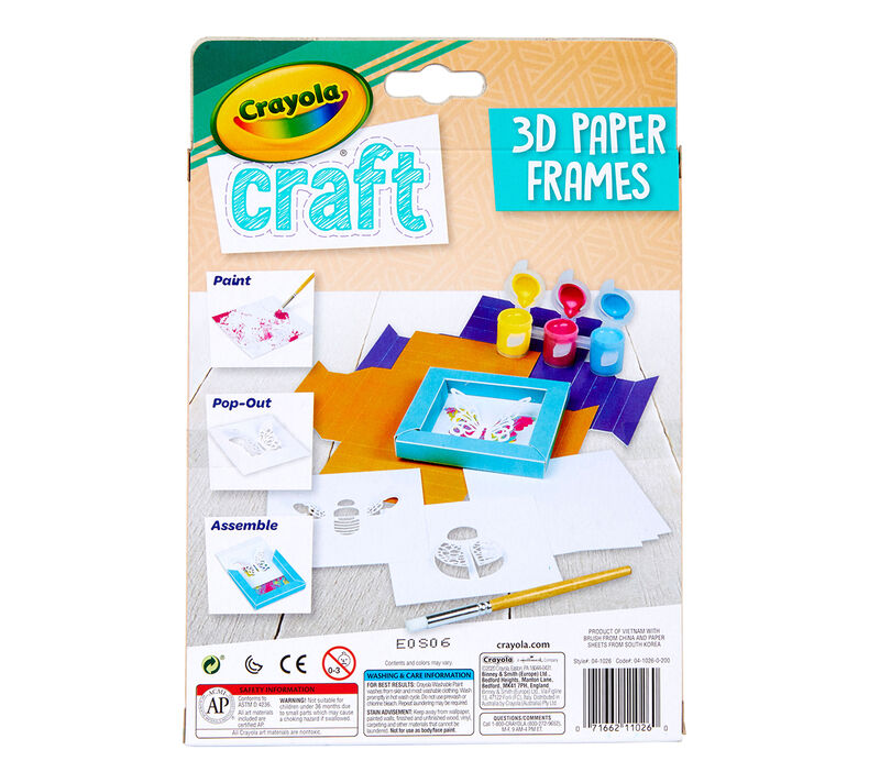 3D Paper Frames Craft Kit