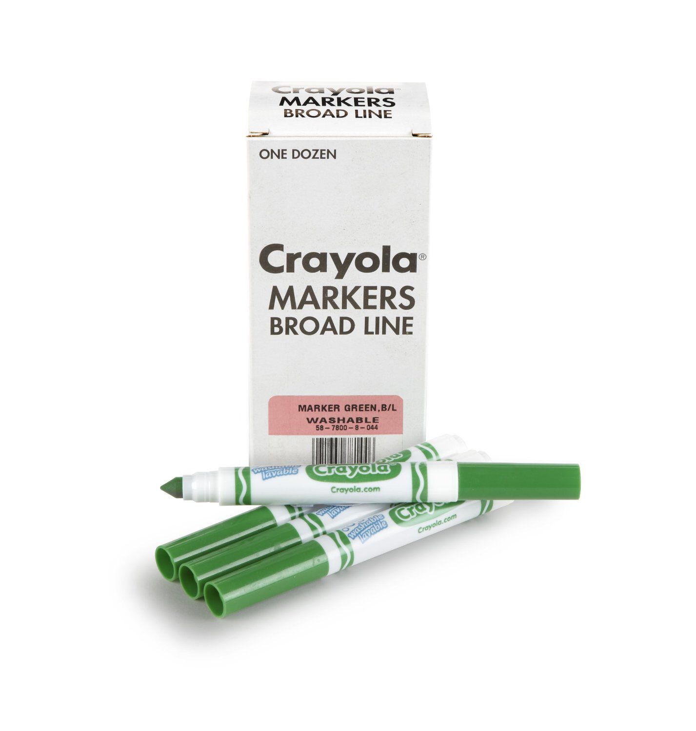 Crayola Green Markers in Bulk, 12 Count Crayola
