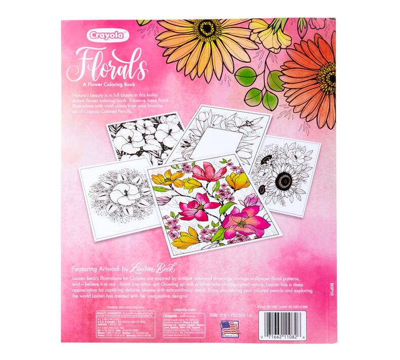 ADULT COLORING RELAX PACK - Nature, Stress Relieving Coloring Book with  Colored Pencils Set