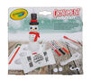 Snowman Ornament Craft Kit, 6 Count Back View of Box